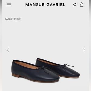 Mansur Gavriel Dream Ballerina size 37 1/2.